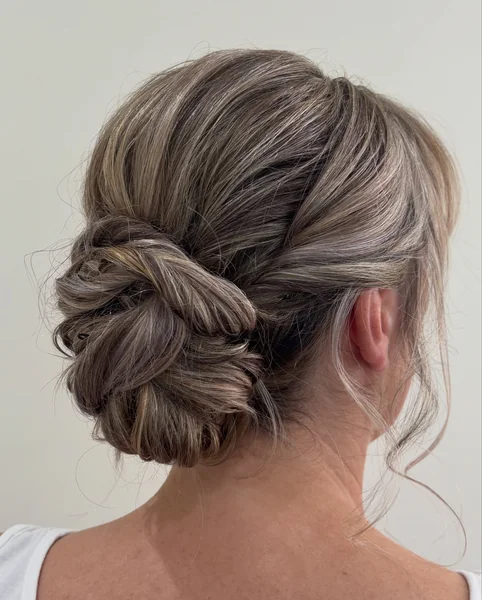 Textured Low Twist Bun