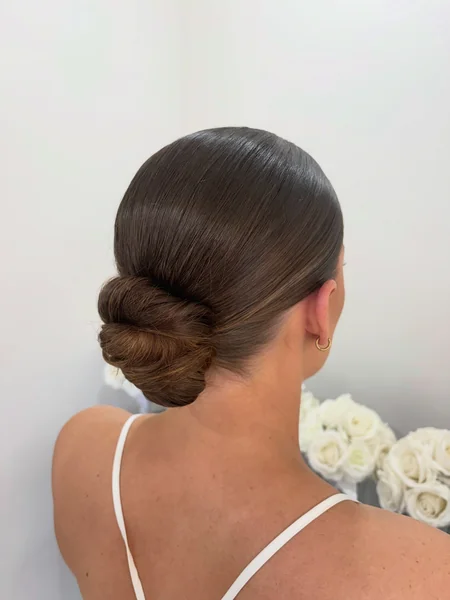 Sleek Twisted Chignon