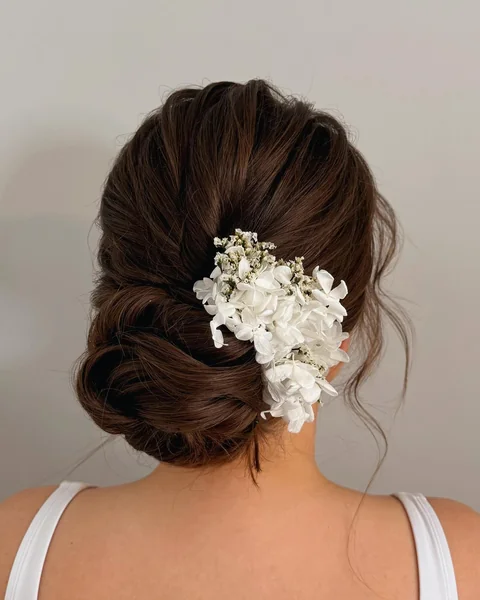 Fresh Flower Chignon