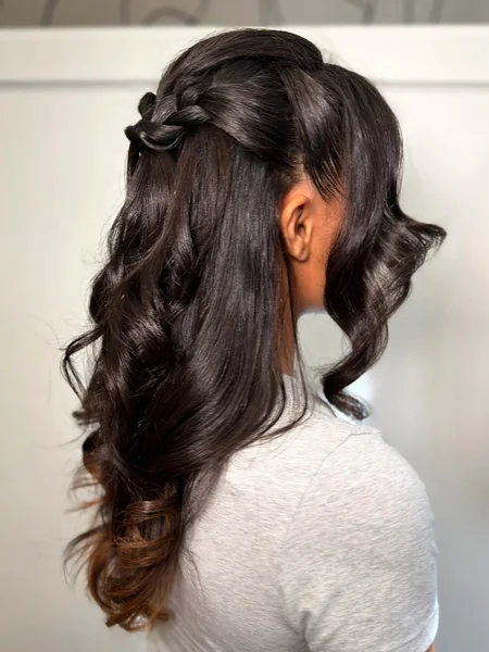 Half-Up Side Braid