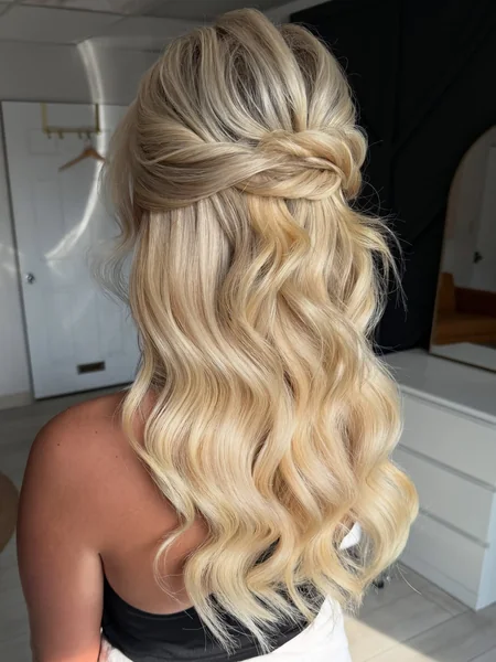 Half Up Twisted Knot for Date Night