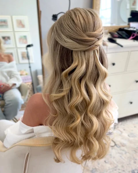 Crossover Twist Half Up Half Down