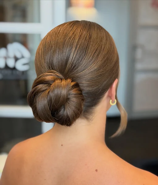 Classic Knotted Low Bun