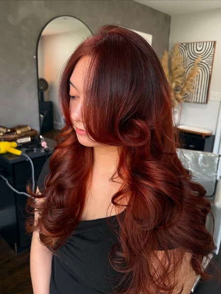 Voluminous Cowboy Copper Curls