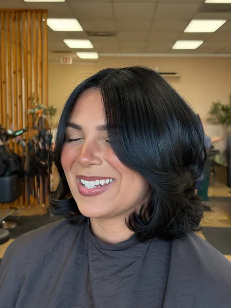 Flipped Ends Lob in Jet Black