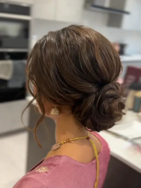 Low Chignon for Special Occasions