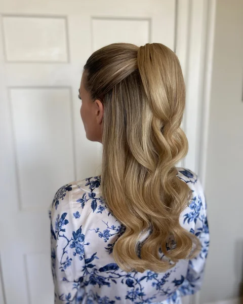 Sleek Half Up Ponytail
