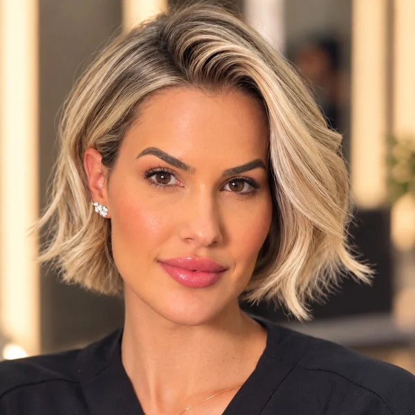 Voluminous Wavy Bob