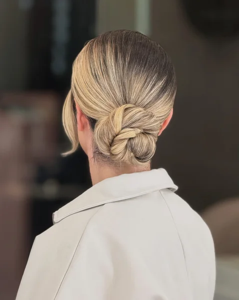 Modern Low Chignon