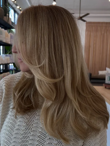 Honey Blonde Long Layers