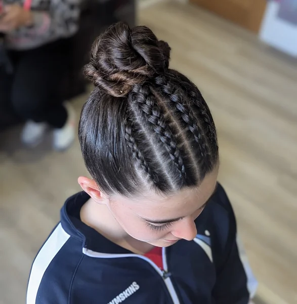 Braided Bun for Running