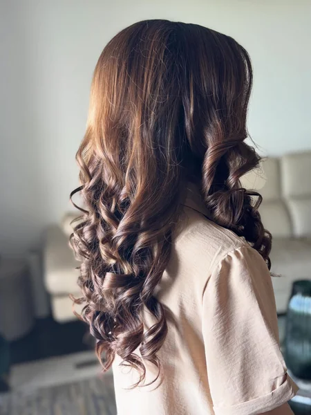 Loose Bouncy Curls Worn Down