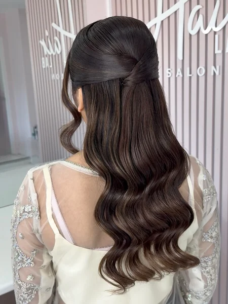 Sleek Crossover Half-Up