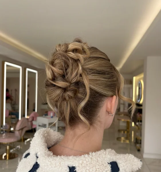 Looped Knot Updo