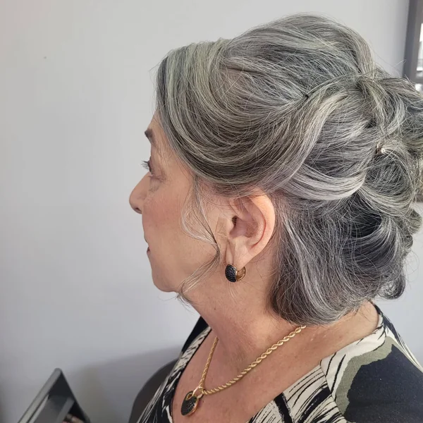 Textured Half-Up Twist