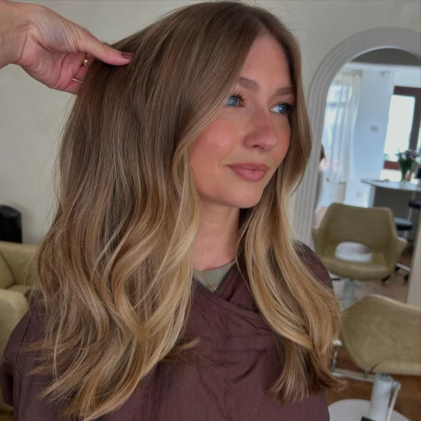 Blonde Balayage Waves