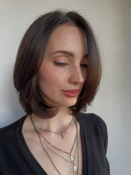 Soft Flip Bob for Fine Hair