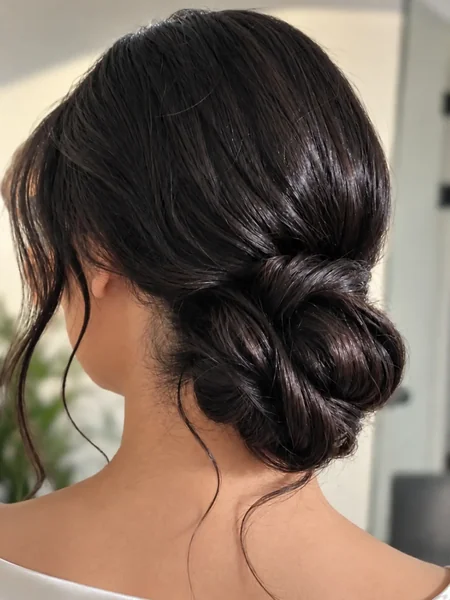 Elegant Low Chignon