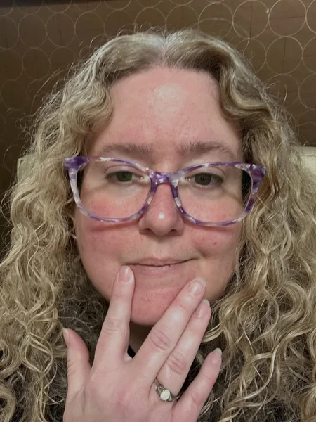 Long Natural Blonde Curls