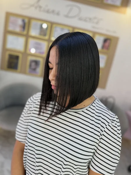 Extra Long Angled Bob
