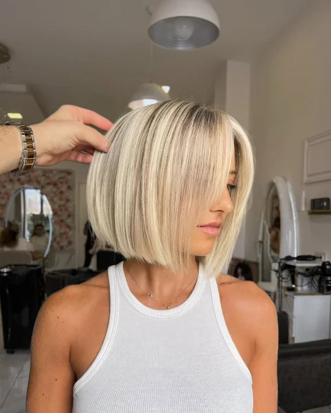 Platinum Rounded Bob