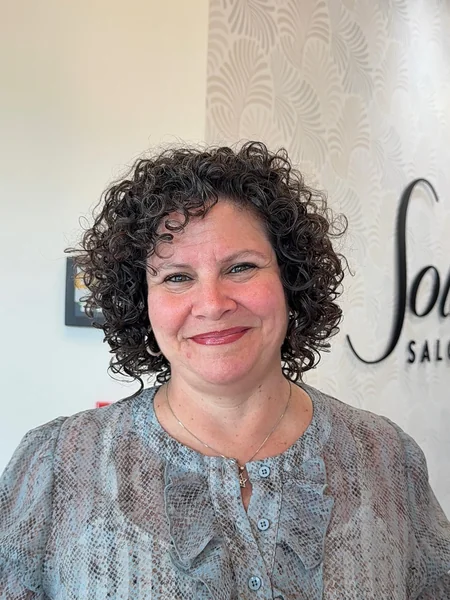 Short Spiral Curl Bob