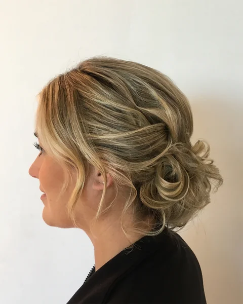 Low Chignon for Medium Hair
