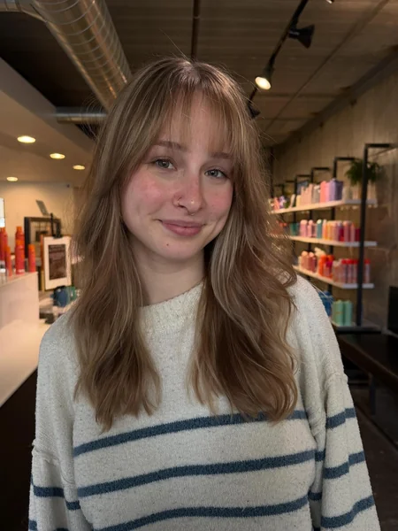Strawberry Blonde Soft Fringe