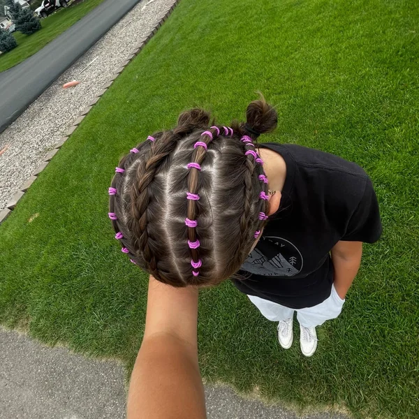 Elastic Wrap Running Braids