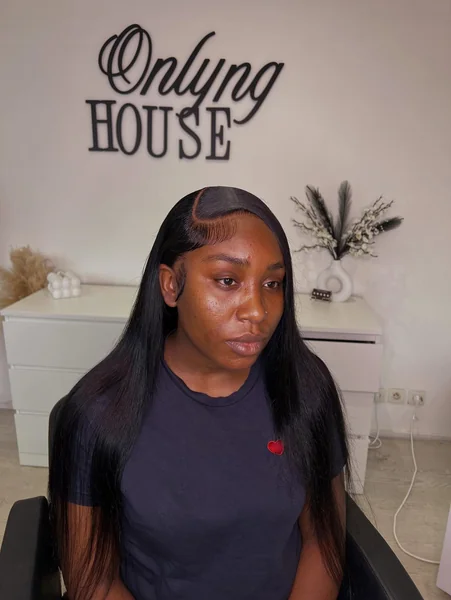 Side Part With Baby Hairs