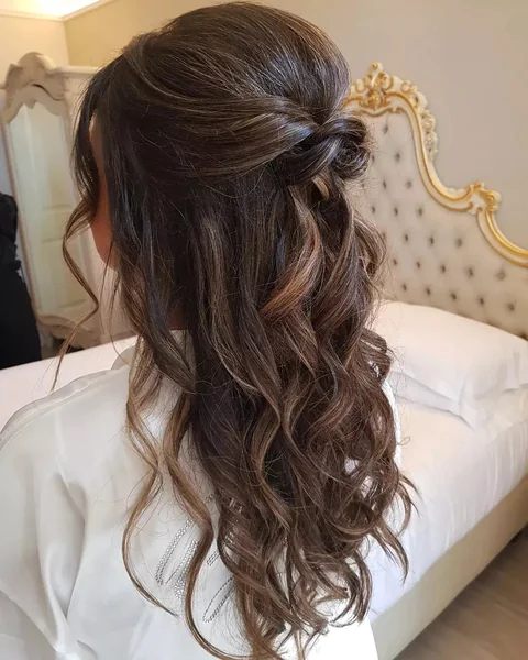 Romantic Half Up Twist