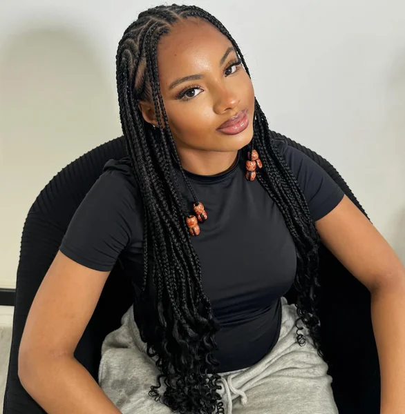 Fulani Braids with Beads