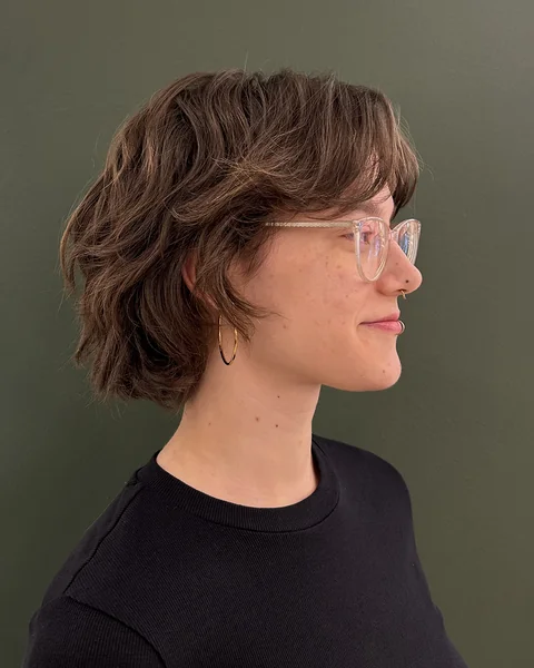 Wavy Shag with Soft Fringe