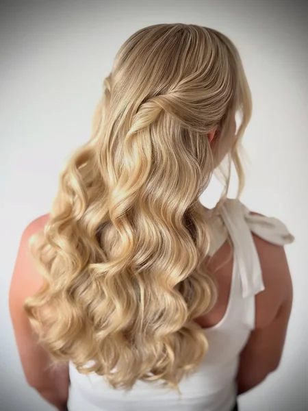 Easy Side Twist Half Up