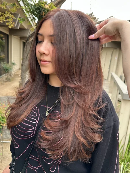 Rose Brown Butterfly Layers