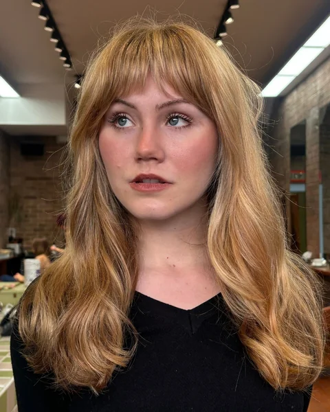 Golden Copper Waves