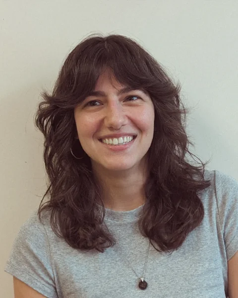 Curly Shag with Bangs