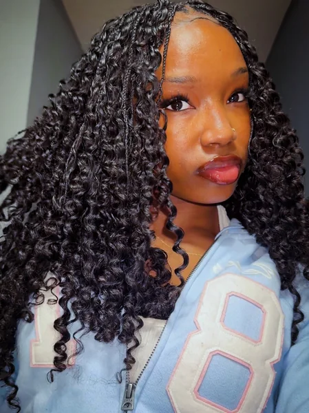 Boho Knotless Braids