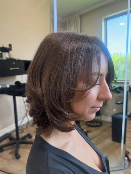 Feathered Layered Bob