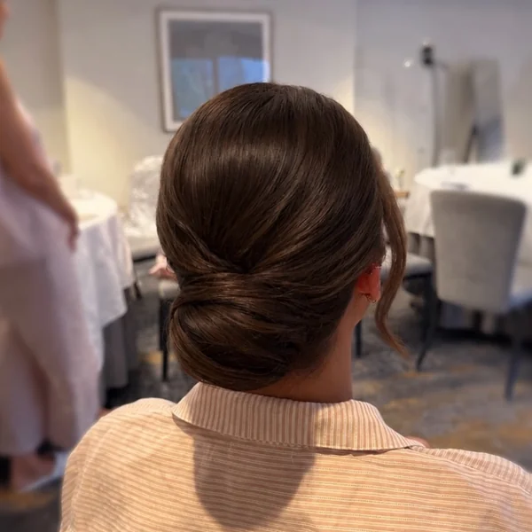 Soft Polished Low Chignon
