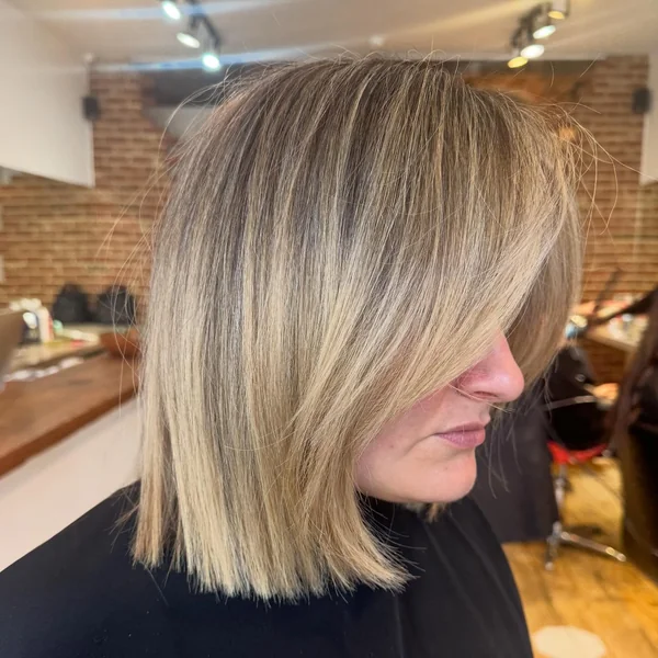 Blonde Straight Medium Bob