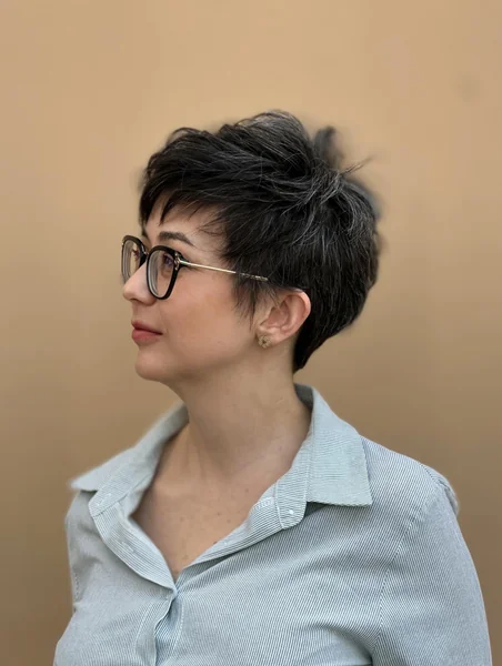 Textured Pixie with Side Fringe