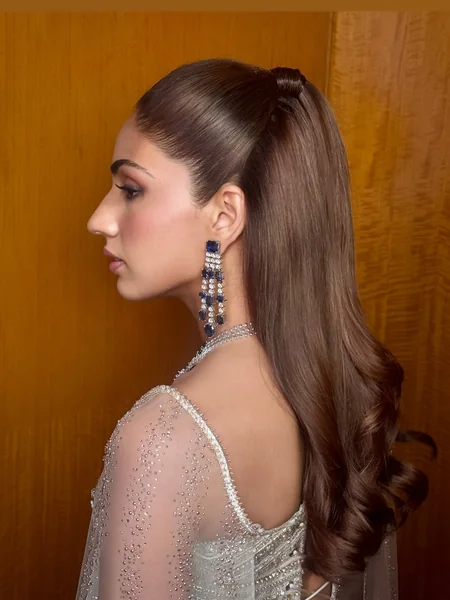 Sleek Knotted Half-Up