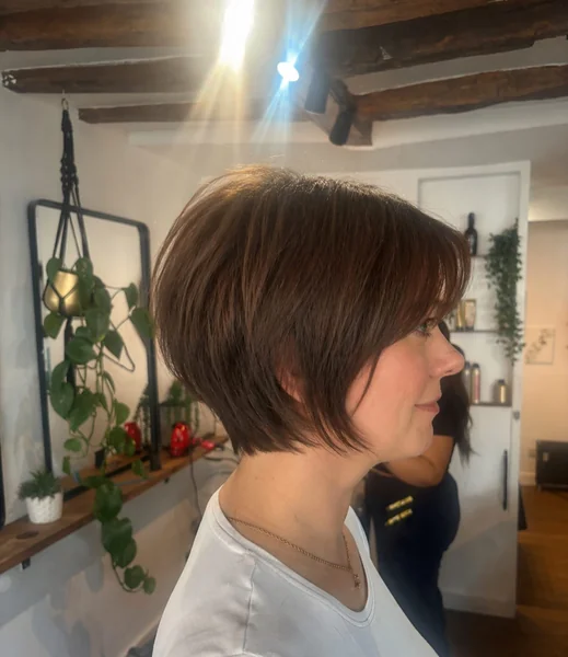 Stacked Layered Pixie Bob