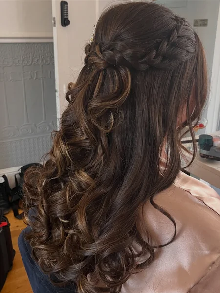 Braided Crown Half-Up