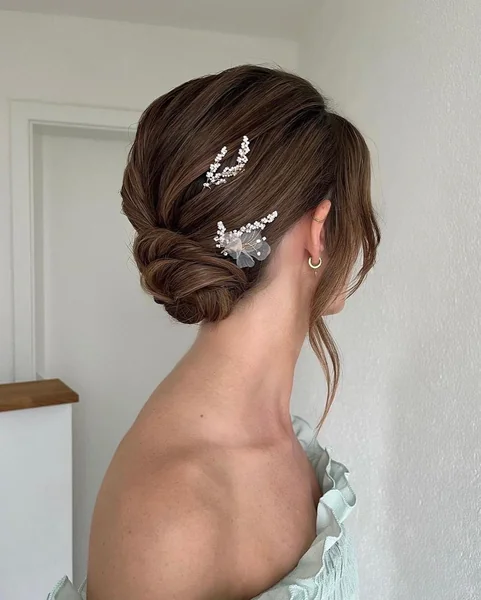 Pearl Sprig Chignon