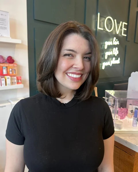 Glossy Blowout Bob