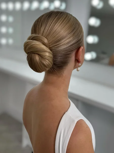 Classic Low Chignon