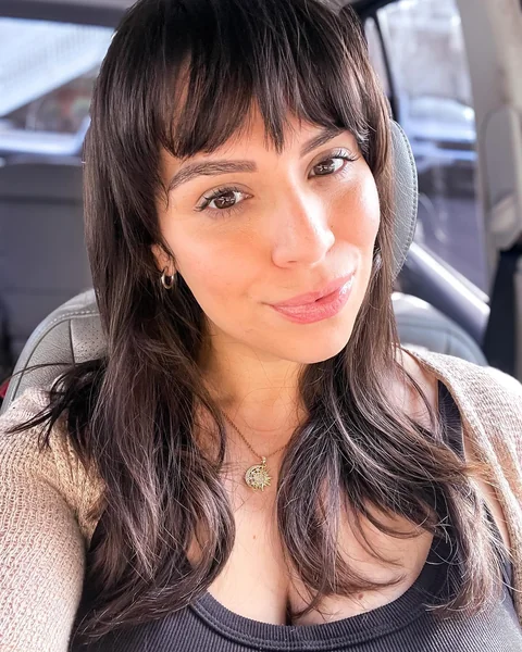 Shaggy Layers with Full Bangs