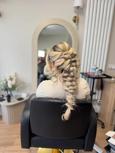 Braided Beach Updo